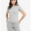 YAYA - Tričko Medium grey melange - medium grey melange