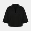 HUMILITY - Top Noir Milano Jersey - noir