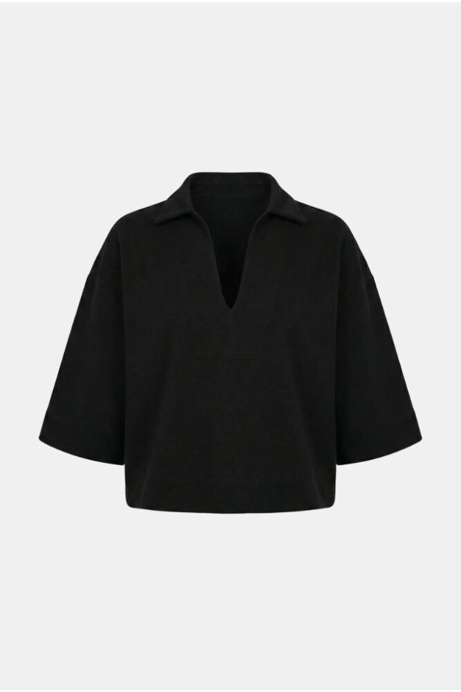 HUMILITY - Top Noir Milano Jersey - noir
