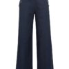 YAYA - Nohavice s gombíkmi - navy blazer blue