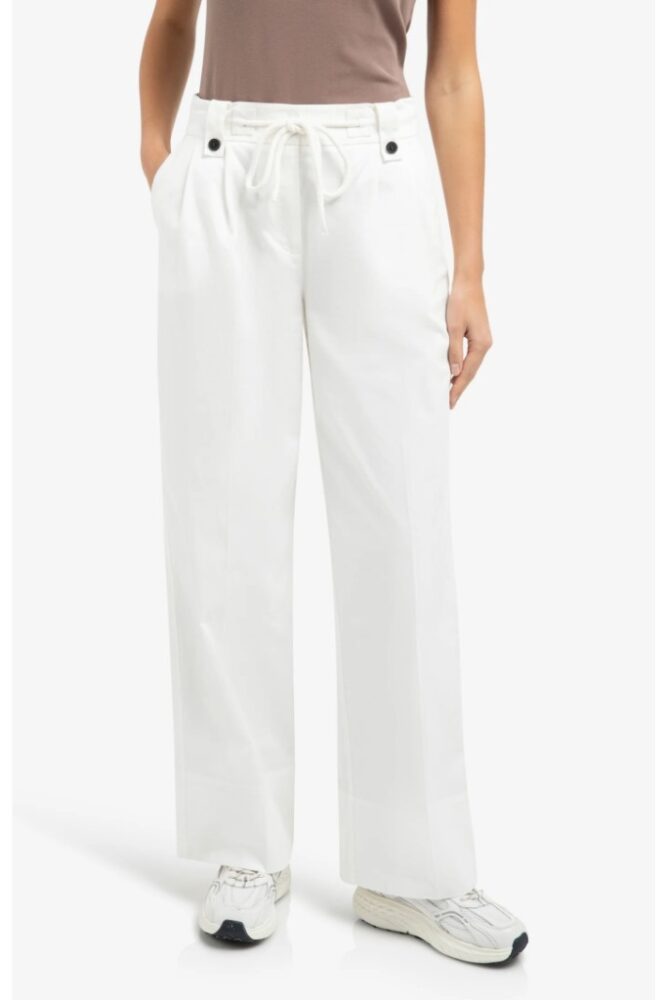 YAYA - Nohavice poplínové - off white
