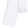 YAYA - Košeľa poplínová balónová s V-výstrihom - pure white