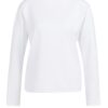 YAYA - Top s dlhými rukávmi a prepracovanými švami - pure white