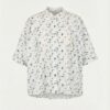 HUMILITY - Košeľa so vzorom - marine off white