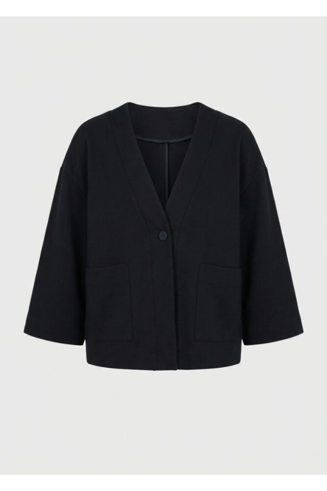 HUMILITY - Sako - kimono strih - navy