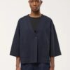 HUMILITY - Sako - kimono strih - navy