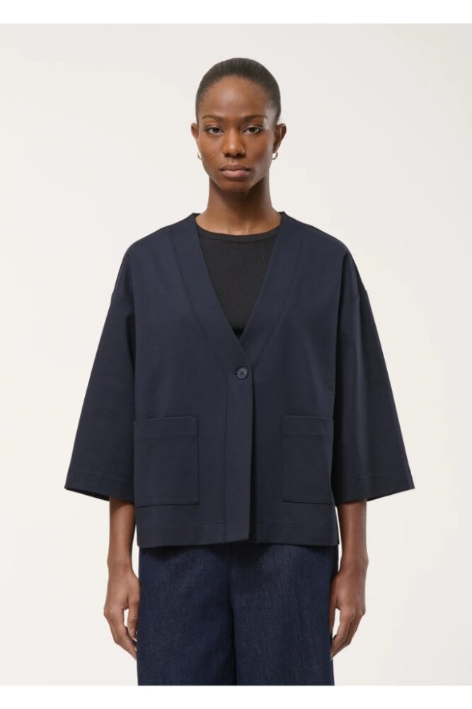 HUMILITY - Sako - kimono strih - navy