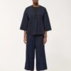 HUMILITY - Sako - kimono strih - navy