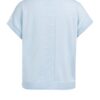 YAYA - Pulóvrik pleteny s kontrastnými lemami - light blue melange