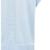 YAYA - Pulóvrik pleteny s kontrastnými lemami - light blue melange