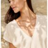 YAYA - Pulóver s V-výstrihom - creme beige
