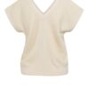 YAYA - Pulóver s V-výstrihom - creme beige