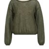 YAYA - Pulóver s tielkom - army green