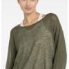 YAYA - Pulóver s tielkom - army green