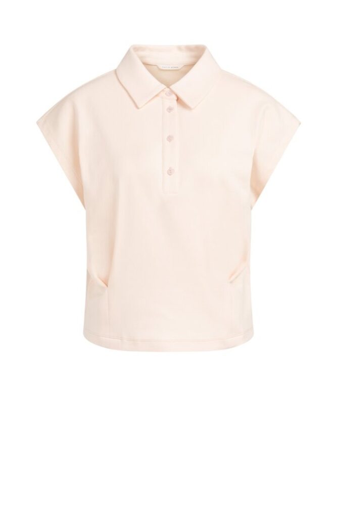 YAYA - Top džerzejový - creme de peche orange
