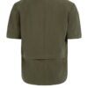 YAYA - Sako s krátkymi rukávmi a odnímateľným lemom na zips - army green