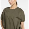 YAYA - Top poplínový - army green