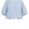 YAYA - Top balónový - light blue