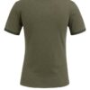 YAYA - Tričko so sieťovanými detailmi - army green