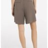 YAYA - Nohavice krátke - bermudy s elastickým pásom - washed brown