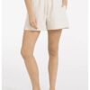 YAYA - Jerseyové šortky s cargo vreckami a elastickým pásom - cloud creme white