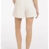 YAYA - Jerseyové šortky s cargo vreckami a elastickým pásom - cloud creme white