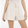 YAYA - Jerseyové šortky s cargo vreckami a elastickým pásom - cloud creme white