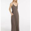 YAYA - Šaty na ramienka - washed brown