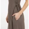 YAYA - Šaty na ramienka - washed brown