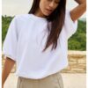 YAYA - Top balónový - pure white