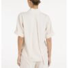 YAYA - Top s krátkymi rukávmi a golierom typu polo - cloud creme white