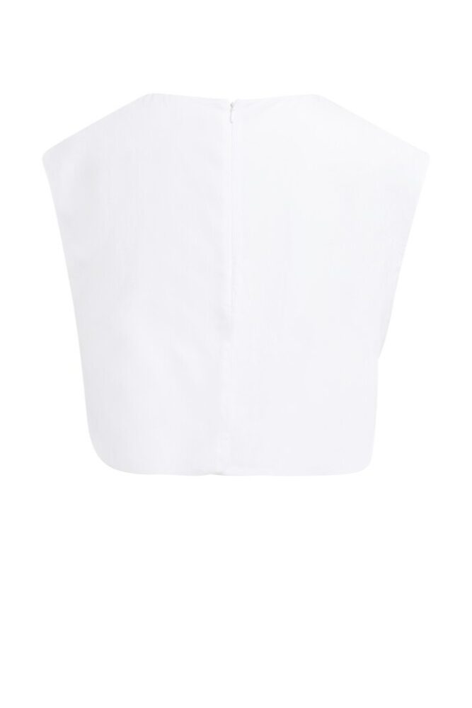 YAYA - Top balónový bez rukávov - pure white