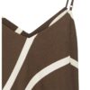 YAYA - Top na ramienka so vzorom - chocolate martini brown dessin