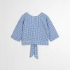 indi cold - Blúzka zavinovacia obojstranná - azul britanico