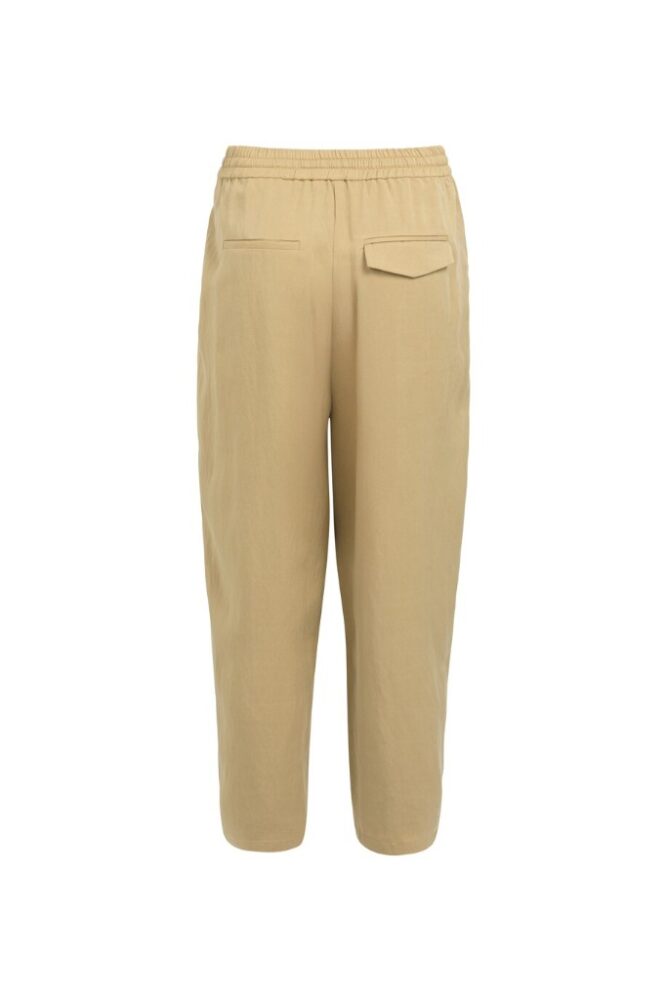 YAYA - Tkané nohavice s elastickým pásom - safari brown