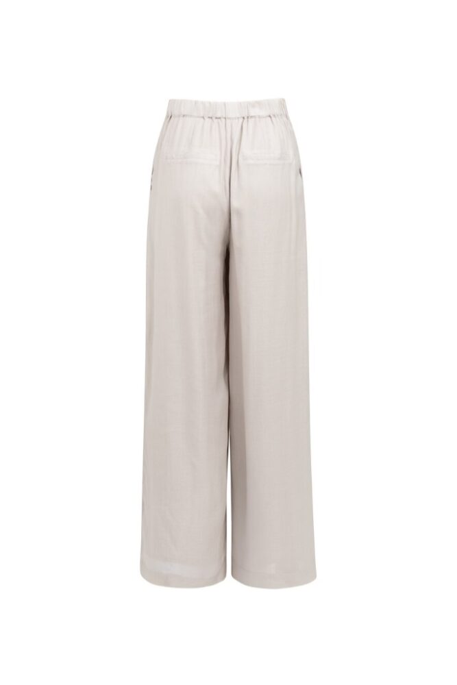 YAYA - Nohavice so širokými nohavicami - alabaster grey