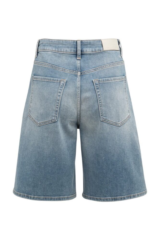 YAYA - Džínsové bermudy - mid blue denim
