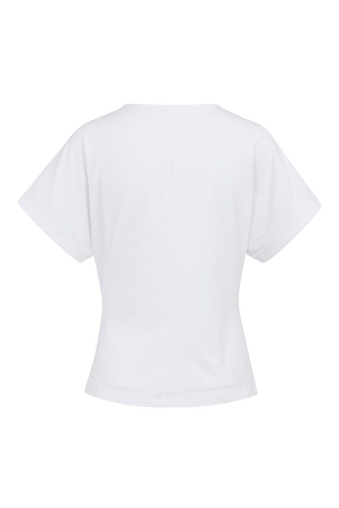 YAYA - Top s ozdobným viazaním - pure white