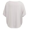YAYA - Top s lodičkovým výstrihom a elastickými manžetami - alabaster gray