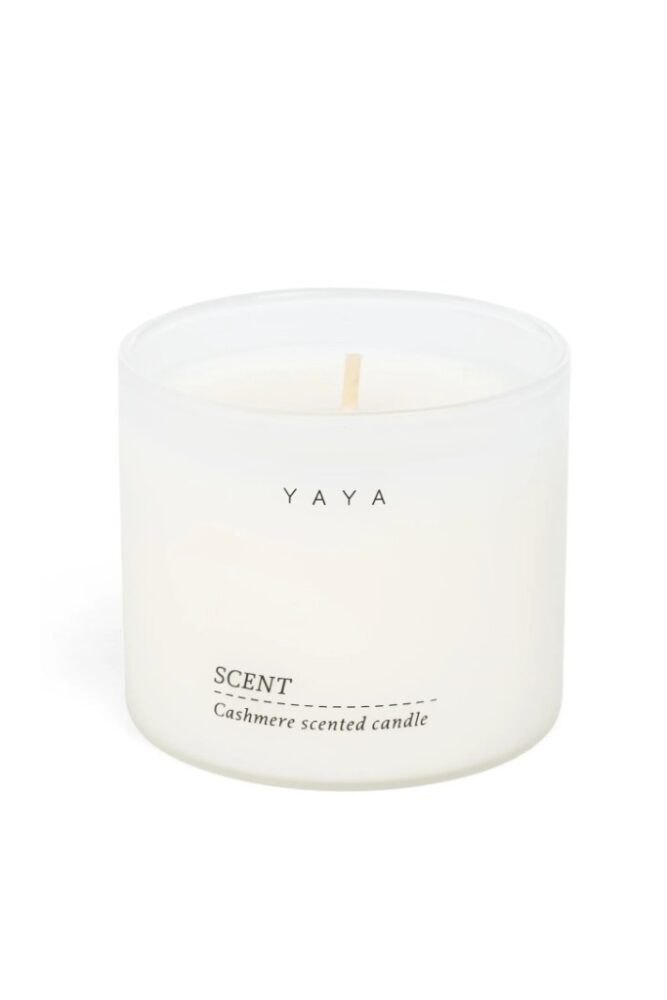 YAYA - Vonná sviečka Cashmere  r 6 cm x 7 cm - cashmere scent