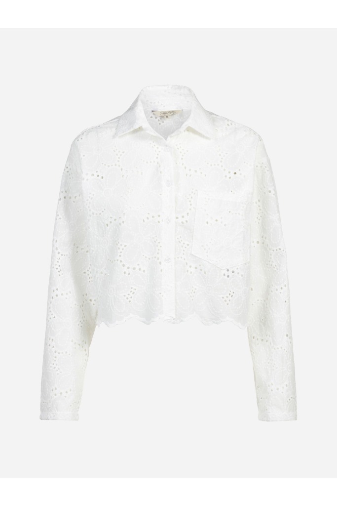 Herrlicher - Košeľa madeirová - off white