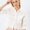 Herrlicher - Košeľa madeirová - off white
