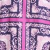 La Fée Maraboutée - Krátke šaty s paisley vzorom Florena Violet Rose - violet fiesta