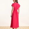 La Fée Maraboutée - Dlhé zavinovacie šaty Fresa Fuchsia - fushia