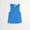 indi cold - Top ľanový bez rukávov - azul britanico
