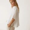 indi cold - Ľanová košeľa Boxy Fit - marfil