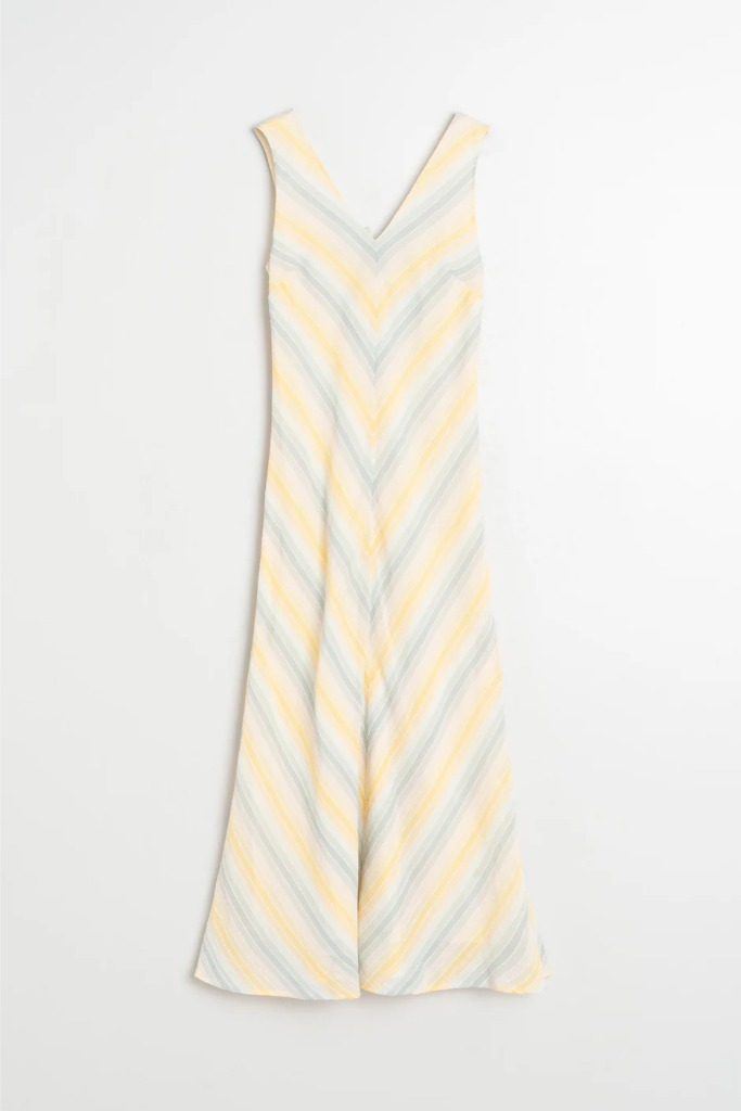 indi cold - Pruhované maxi šaty z organickej bavlny - multicolor