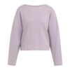 YAYA - Mikina s výstrihom do V na chrbte a efektným prekrížením - iris purple