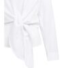 YAYA - Blúzka s viazaním v páse a topom na ramienka - pure white