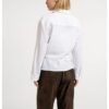 YAYA - Blúzka s viazaním v páse a topom na ramienka - pure white